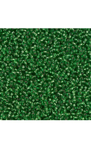 Miyuki rocailles Perlen 15/0 - Silverlined green 15-16